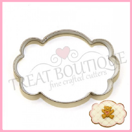 COOKIE CUTTER PLAQUE G 6.5X9CM COOKIE CUTTER PLAQUE G 6.5X9CM